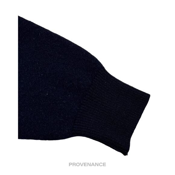 🔴 Balenciaga Crewneck Wool Sweatshirt - Deep Navy M - Picture 10 of 10